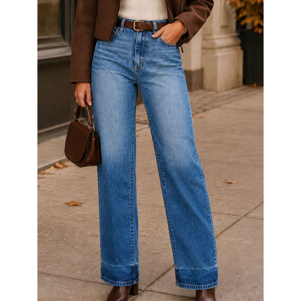 UNIVERSAL THREAD Vintage Straight Wide Leg Women's 8 / 29 High Rise Jeans